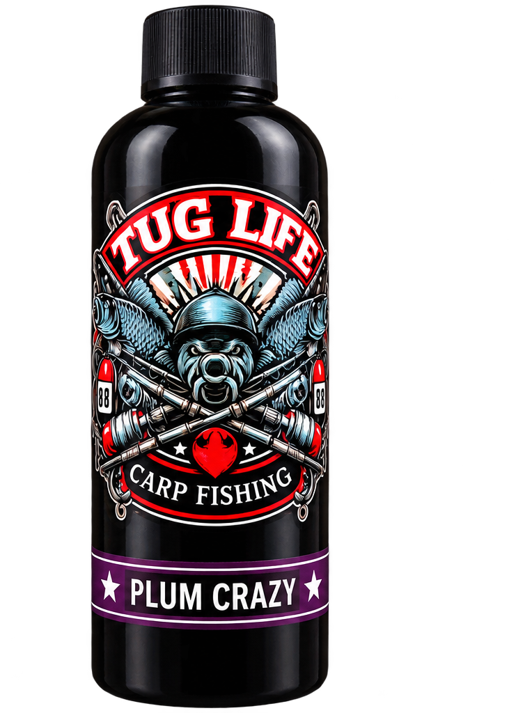 Tuglife Plum Crazy liquid bait bottle